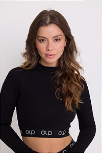 Blusa Cropped Elástico OLP