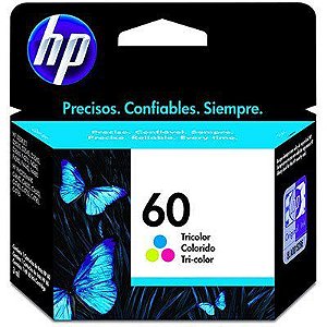 Cartucho HP 60 Color original (Modelo novo compativel com 675 / 703 / 901)