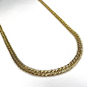 Corrente Double Link - Ouro 18K