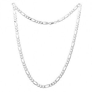 Corrente Masculina 3x1 - 8mm x 70cm - Prata 925