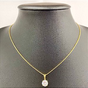 Colar ponto de Luz - Banhada a Ouro 18k