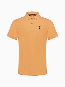 Polo Mc Boy Laranja Calvin Klein - 0182