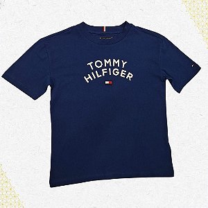 Camiseta Monotype Logo Azul Tommy Hilfiger - 8548