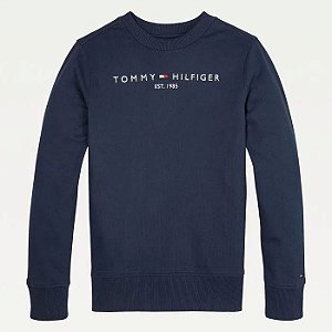 Moletom Essential Sweatshirt Tommy Hilfiger Marinho - 00212