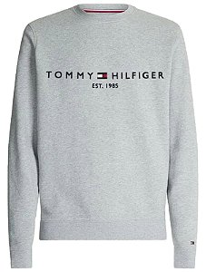 Moletom Essential Sweatshirt Tommy Hilfiger Cinza - 00212