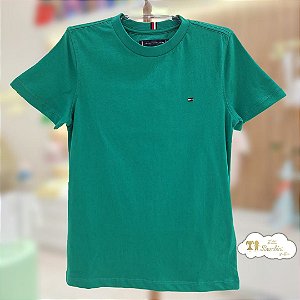 Camiseta Essential Cotton Verde Tommy - 06879