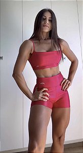 Shorts Vermelho cereja