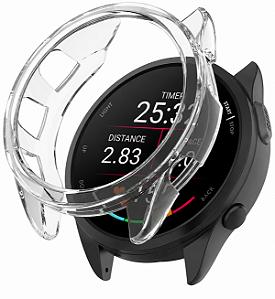 Capa de Proteção de Silicone Anti-risco para Garmin Forerunner 165 43mm