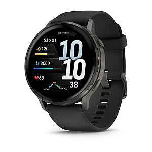 Relógio Smartwatch Garmin Venu 4 Preto 45mm