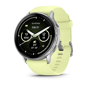 Relógio Smartwatch Garmin Venu 4 Amarelo Limão 45mm