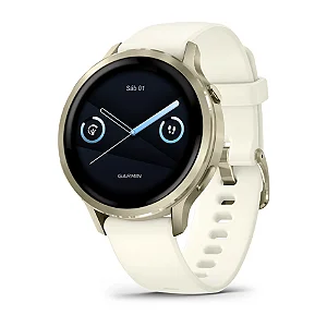 Relógio Smartwatch Garmin Venu 4s Dourado Lunar 41mm