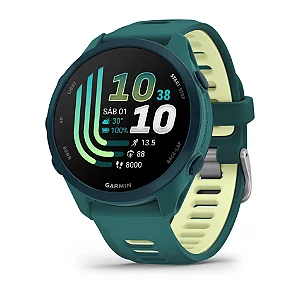 Relógio Smartwatch Garmin Forerunner 170 Music Verde Azulado