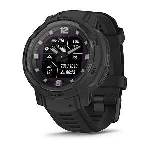 Relógio Garmin Instinct Crossover Solar Tactical 45mm Preto