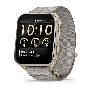Relógio Smartwatch Garmin Venu X1 Dourado Premium Fitness