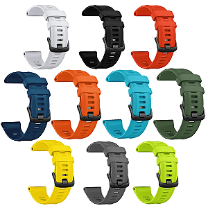 Pulseira de Silicone Cor Única 22mm Forerunner 970