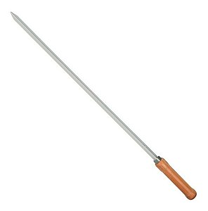 Espeto para Churrasco Tramontina com Lâmina em Aço Inox e Cabo de Madeira  75 cm de Qualidade em Promoção