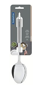 Colher Para Servir Arroz Em Aço Inox Marffim 32cm Tramontina