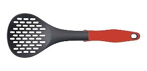 Escumadeira De Nylon 32cm Utensílio Para Cozinha Mesa Mor