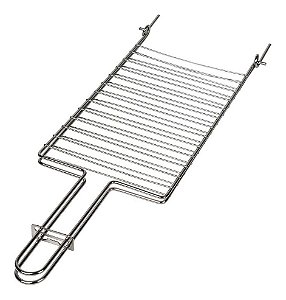 Espeto Simples 75 cm para churrasco aço cromado - Mec G Store