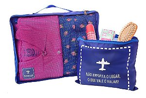 Necessaire para Mala de Viagem Organizador Bag Tamanho G