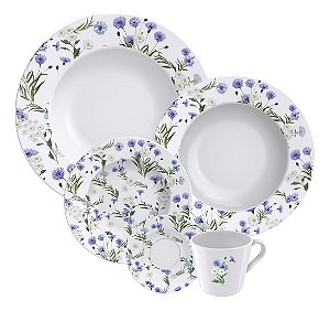 Aparelho de Jantar 20 Peças Porcelana Ana Alice Tramontina