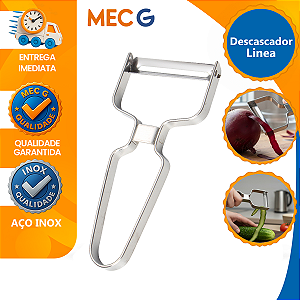 Descascador Fio Microsserrilhado Em Inox Para Batata Legumes e Frutas Mec g Linea