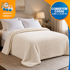 Cobertor Jolitex Casal Crystal Antialérgico Microfibra 2,20x 1,80cm