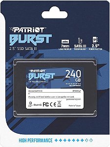 SSD Patriot 2.5 Sata III 240GB