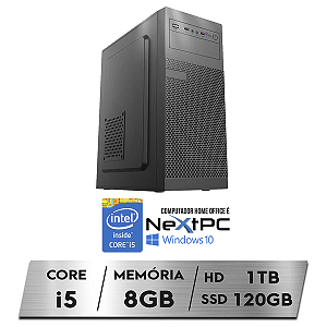 Desktop PC CPU Home Office Intel Core i5 8GB HD 1TB SSD 120GB