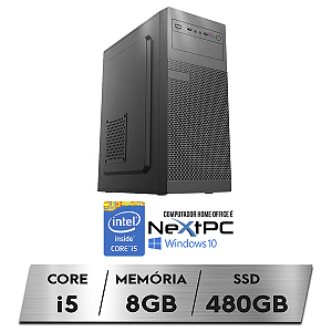 Desktop PC CPU Home Office Intel Core i5 8GB SSD 480GB