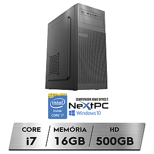 Desktop PC CPU Home Office Intel Core i7 16GB HD 500GB