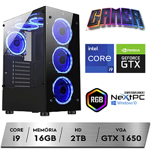 PC Gamer Intel Core i9-11900F 11º Geração 16GB Nvidia GTX1650 4GB HD 2TB