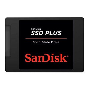 SSD SATA3 2.5" Sandisk Plus 1TB Leitura 535MB/s e Gravação 350MB/s