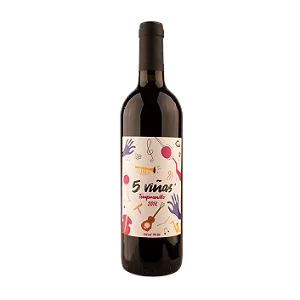 CINCO VINAS TEMPRANILLO 750 ML