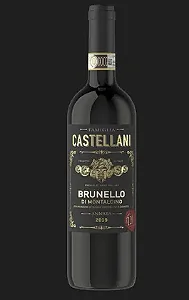 VINHO CASTELLANI BRUNELLO DI MONTALCINO SANGIOVESE TINTO SECO TOSCANA - ITALIA 750ml