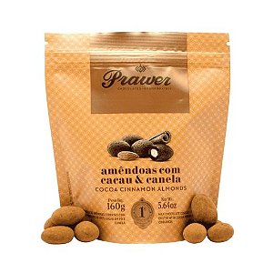 STANDUP DRAGEAS AO LEITE AMENDOAS COM CACAU E CANELA 160g