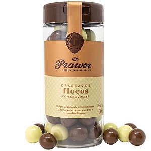 TUBO DRAGEAS FLOCO LEITE E BRANCO 100g