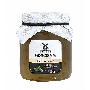 GELEIA GOURMET PIMENTA VERDE - MOINHO GRACIEMA 260g
