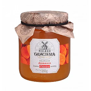 GELEIA CLASSICA DAMASCO - MOINHO GRACIEMA 260g