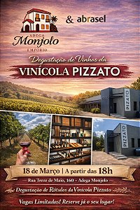 Convite Empresas - Conexões & Vinhos | Vinícola Pizzato 18/03/2026
