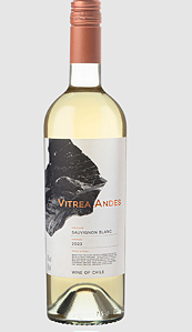 vinho Vitrea Andes Sauvignon Blanc banco seco valle central chile 2025 750ml