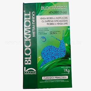 Lesmicida Blockmoll ® Eficaz no controle de Lesmas e Caramujos 1Kg