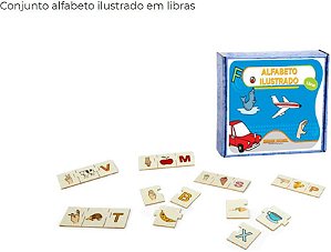 CONJUNTO ALFABETO ILUSTRADO EM LIBRAS