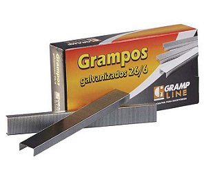 GRAMPO 26/6 TIPO COBREADO- CX INDIVIDUAL C/  5000 GRAMPOS