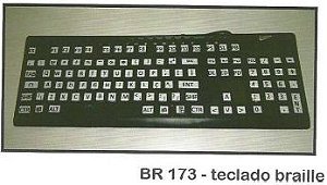 Teclado em Braille
