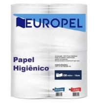 ROLO PAPEL HIGIÊNICO 300M COM 08 RL