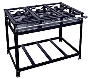 FOGÃO INDUSTRIAL 06 BOCAS