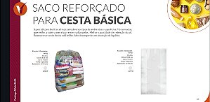 SACO PLASTICO REFORÇADO PARA ALIMENTO