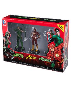 Box Arqueiro Verde, Flash e Lanterna Verde - Masterpiece Collection- Edição limitada