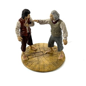 Hobbit jogando Xadrez - The Lord of the Rings - Eaglemoss - Sem